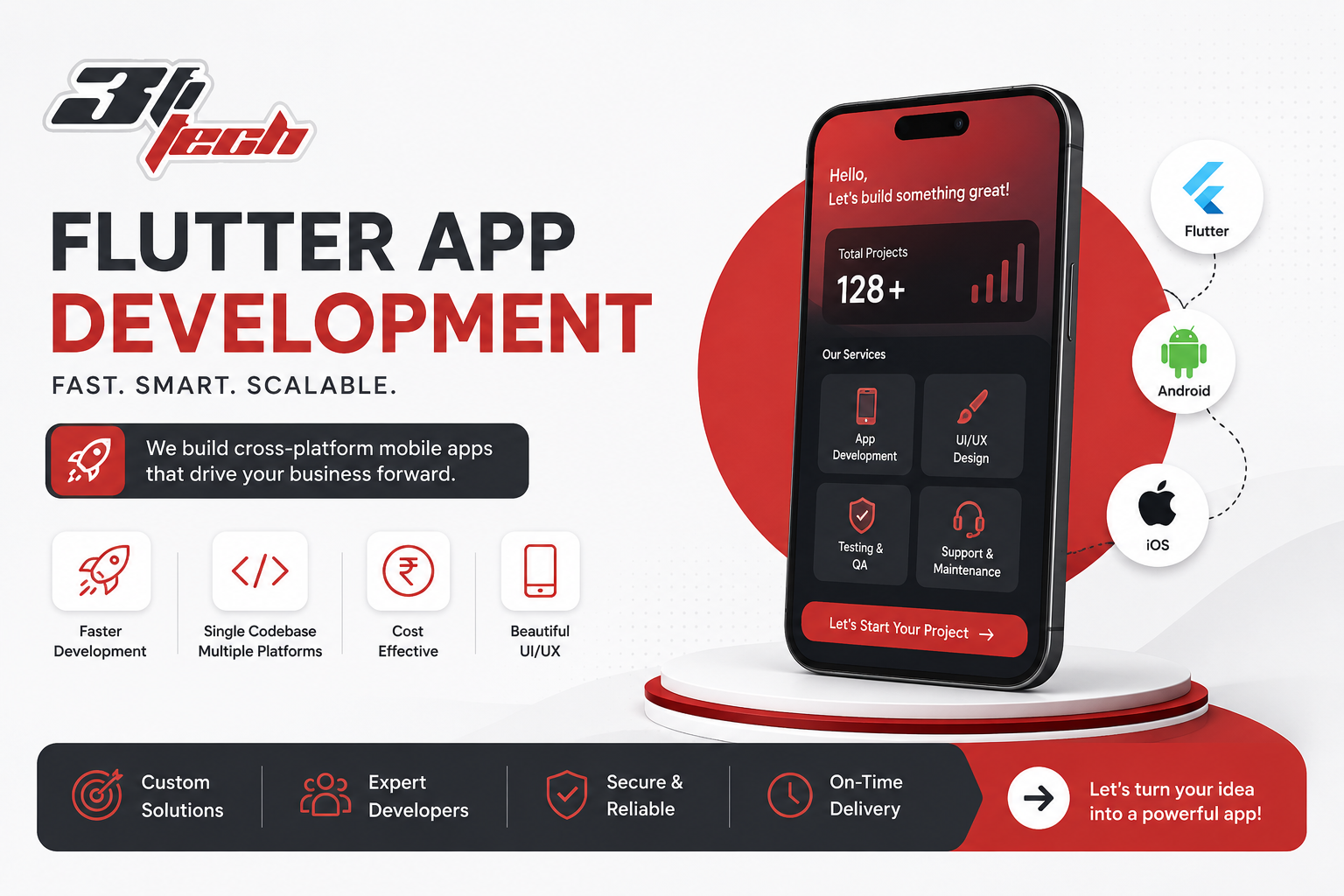 Flutter App Development Company in Noida – Build Fast, Smart & Scalable Mobile Apps